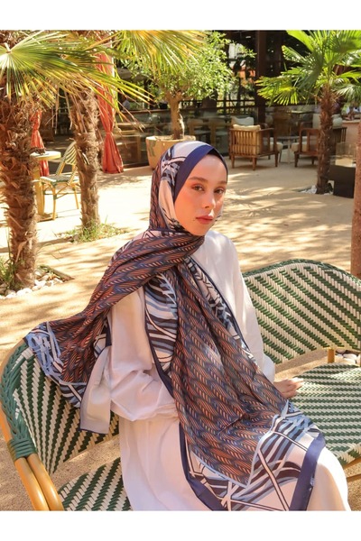 Modakaşmir Şal din mătase Nuren Pattern Medina