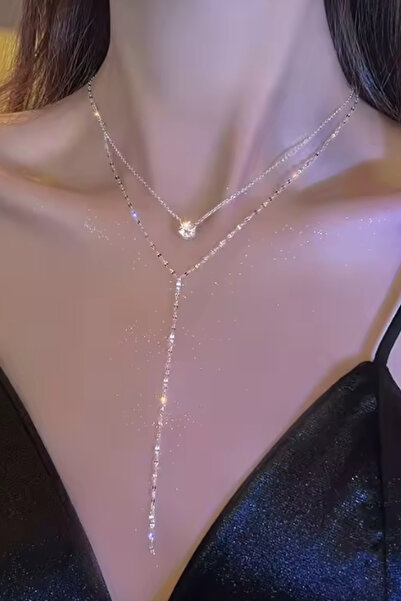 ZETCONCEPT Zet Style 🌙 Luna Veil – Ayın Peçesi Y Kolye