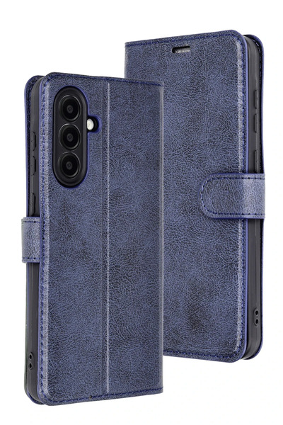 NewFace MTXDPN Samsung Galaxy A16 5G Kılıf Trend S Plus Kapaklı Kılıf (194009) - Lacivert