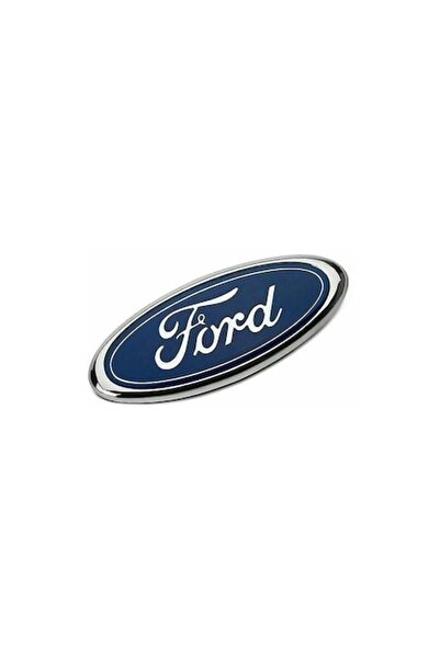 OEM Овална емблема на Ford за решетка, 9 пина, 15x6 см, синя