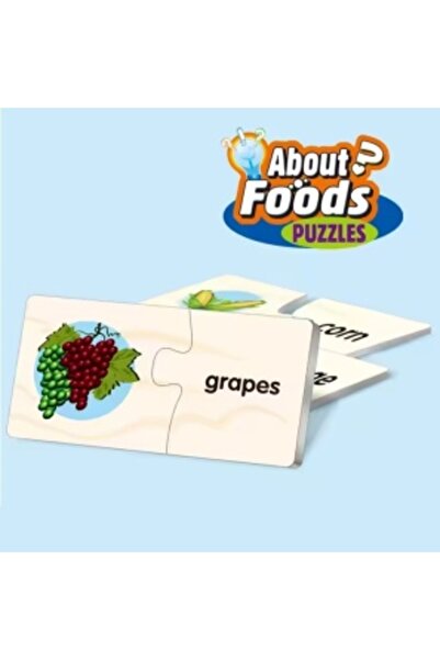 CREATIVE Puzzle with 30 pieces for children 3 years+, food theme, 28.5 x 21 cm, multicolor