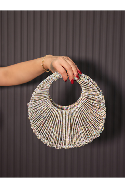 EVASAMLİSHOESBAG İthal Özel Tasarım Taşlı Çanta
