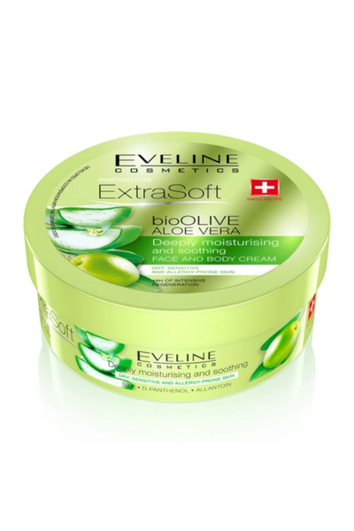 Eveline Cosmetics Eveline Extra Soft Bio Olive Aloe Vera Face and Body Cream