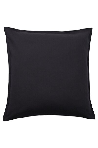 IKEA COZY ROOM - GURLI kırlent kılıfı, siyah, 50x50 cm