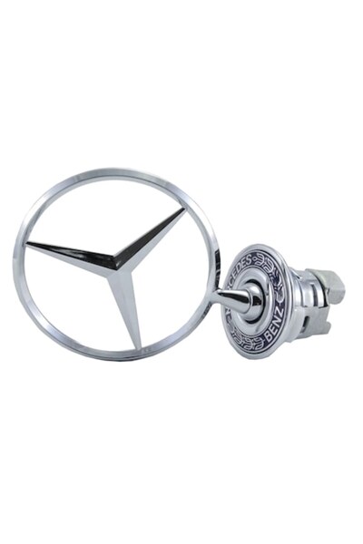 Bestdiverse Insignă capotă MERCEDES STAR EMBLEM, Argintiu, Marina