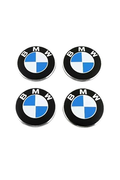 OEM Capace centrale roți 68 mm, albastru/alb, pentru BMW (E90, E91, E92, E93, F30, F10, F11, F04, E84, E83, F25, E70, F15, E72, F)