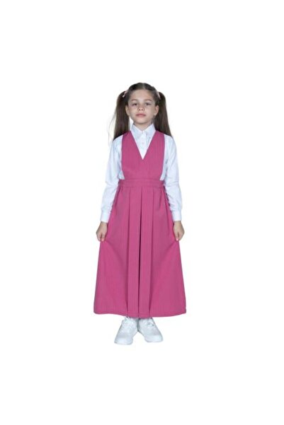 Kenzy Primary School Pinafore Pink with White Shirt - Model 14