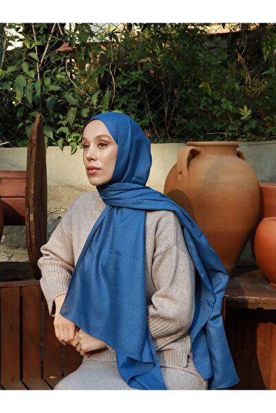 Modakaşmir Vesme Pattern Silky Jacquard Shawl