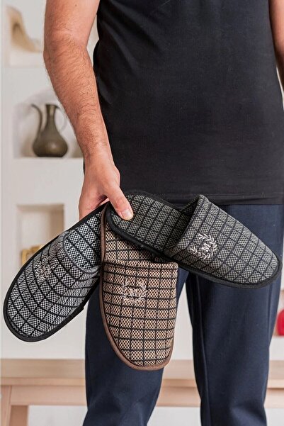 AlbiShoes Мъжки зимни пантофи Пантофи за вътрешно ползване Пантофи за младоженеца Пантофи за балкона Троузо Зимни мъжки пантофи за дома