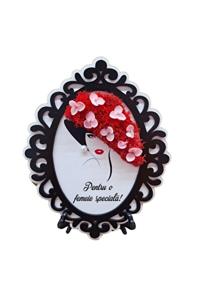 T&M Personalizare Brodat în lemn A5 (15x21 cm) - Pentru o femeie specială - v...
