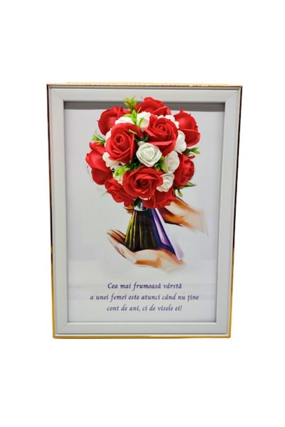 T&M Personalizare Tablou înrămat A4 (30x21 cm) – „Cea mai frumoasă vârstă a u...