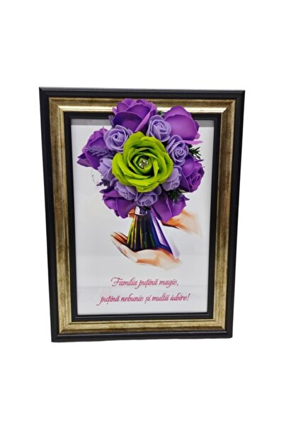 T&M Personalizare Înrămat A4 (30x21 cm) - Familie: puțină magie, puțină nebun...