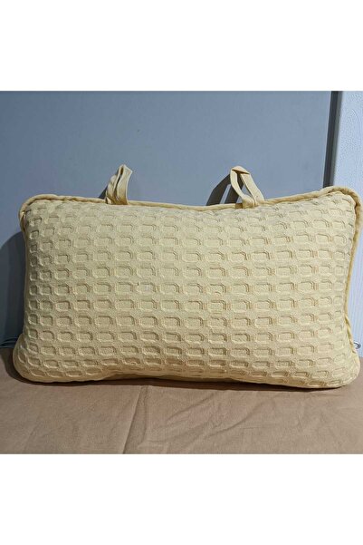 MEŞELİ TEKSTİL Neck Hernia Support Pillow Washable Anti-Sweat Cotton Double Sided