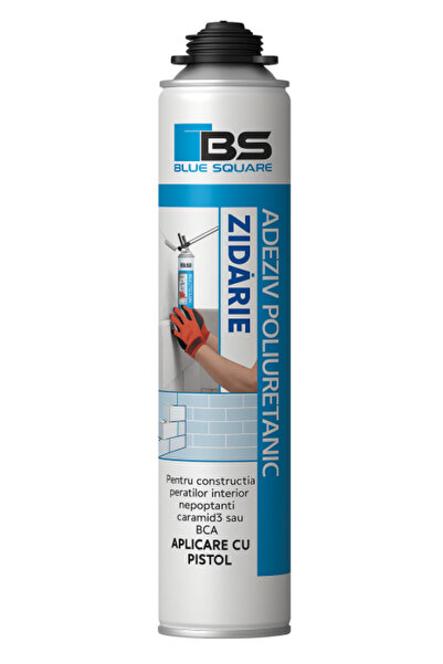 Blue Square Polyurethane foam/adhesive for masonry, 750 ml - gun application