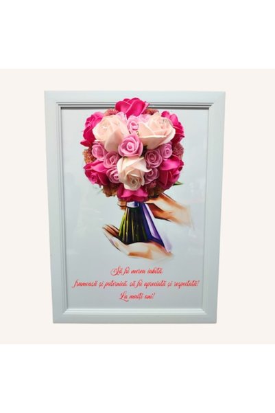T&M Personalizare Tablou înrămat A4 (30x21 cm) - Fii mereu iubit, frumos și p...