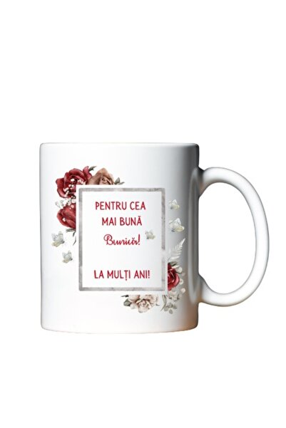 T&M Personalizare Cană personalizată - „Pentru cea mai bună bunică!” albă, 33...