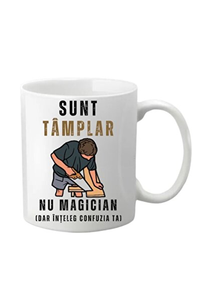 T&M Personalizare Cană personalizată - Sunt tâmplar, albă, 330 ml