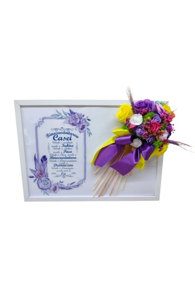 T&M Personalizare Tablou înrămat A3 (42x30 cm) - „Binecuvântarea Casei” v1, d...