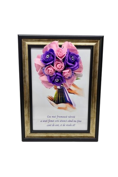 T&M Personalizare Tablou înrămat A4 (30x21 cm) - „Cea mai frumoasă vârstă a u...