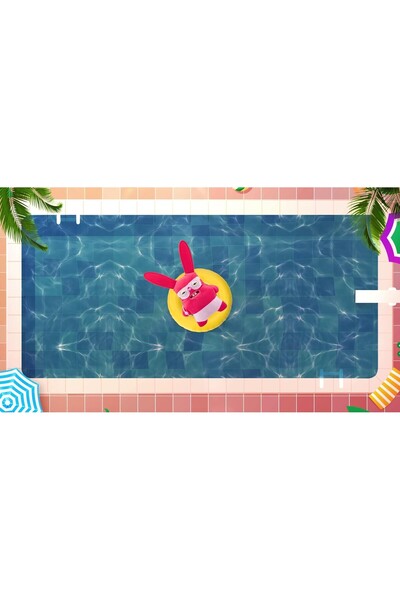 TOYFEST Vacay Vibes Holiday Vibes Zuru Fuggler Funny Plush Toy - Rabid Rabbit 22 cm