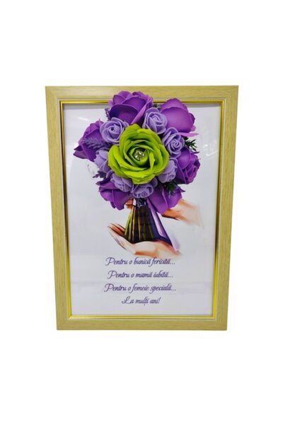 T&M Personalizare Tablou în ramă A4 (30x21 cm) - Pentru o bunică/mamă/femeie ...