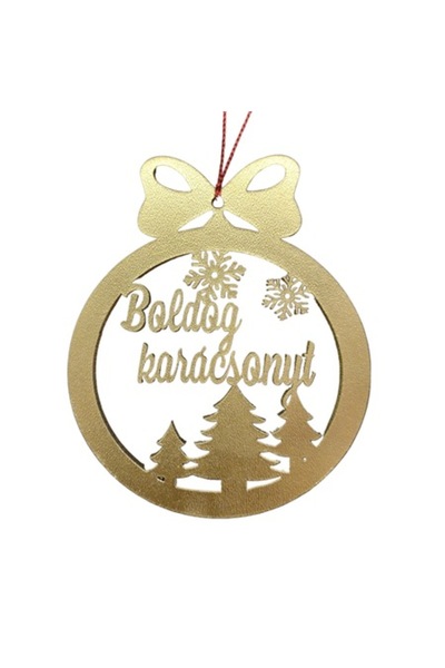 T&M Personalizare Glob de Crăciun decorativ personalizat din lemn - model rot...