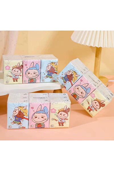 ÖZ KIRTASİYE Labubu Figürlü Mini Cep Mendil (1adet)