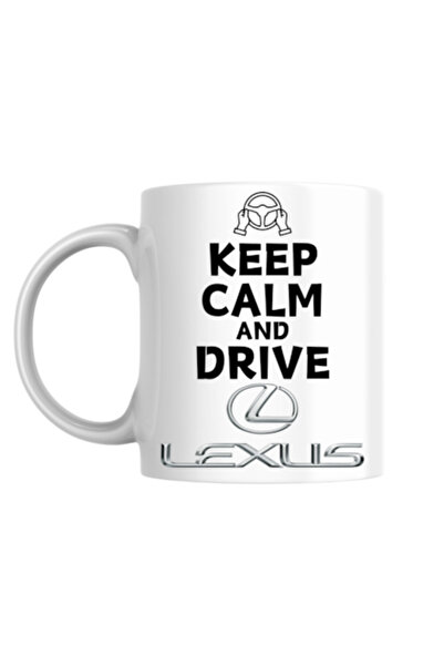 T&M Personalizare Cană personalizată - Keep Calm and Drive Lexus!, albă, 330 ml