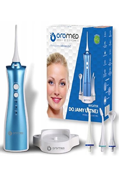OROMED جهاز تنظيف الأسنان اللاسلكي ، 3 أوضاع تنظيف،4 رؤوس قابلة للتبديل،مقاوم للماء، بطارية قابلة للشحن