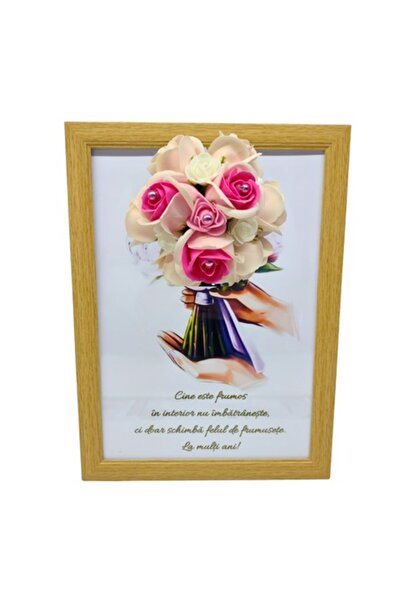 T&M Personalizare Lucrare de artă înrămată A4 (30x21 cm) – „Frumoasele din in...