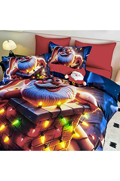 JOJO HOME 5D bedding set, 6 pieces, with elastic, Digital print, with elastic, 180x200cm, Luminite