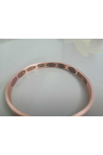 Neefy Thin 6 mm Pure Copper Bracelet - Husna, Suleiman's Seal, Hilyi̇ye Şeri̇f Felak, Nas, Ayetel, Nazar, İnşi̇rah, Esmaül