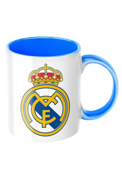 T&M Personalizare Cană Real Madrid - Albastră, Cană de fotbal pentru suporteri