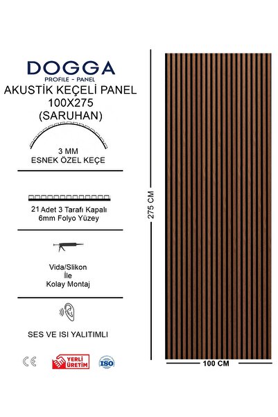 BAKİ AHŞAP Akustik Keçeli Panel , TV ve Duvar Lambrisi ve Vestiyer Lambrisi 1...