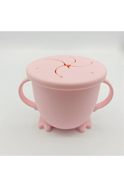 HANNA Pink spill-proof snack cup