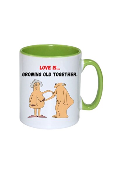 T&M Personalizare Cană personalizată - „Dragostea înseamnă... să îmbătrânim î...