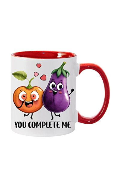 T&M Personalizare Cană personalizată „Mă completezi” v35, Ziua Îndrăgostițilo...