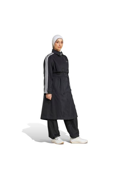 adidas TCOAT TWILL Kadın Siyah Ceket IZ0381