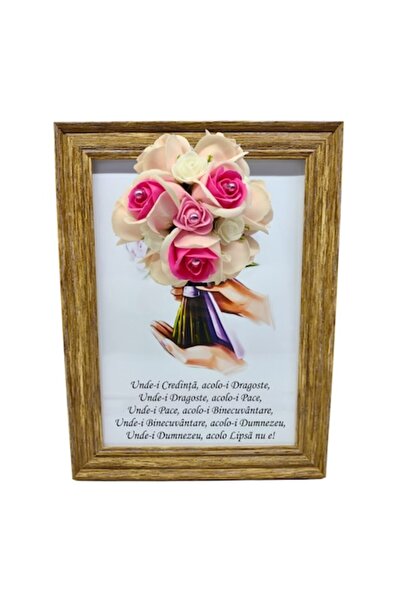 T&M Personalizare Tablou in rama A4 (30x21 cm) - Binecuvantarea Casei - v9 de...
