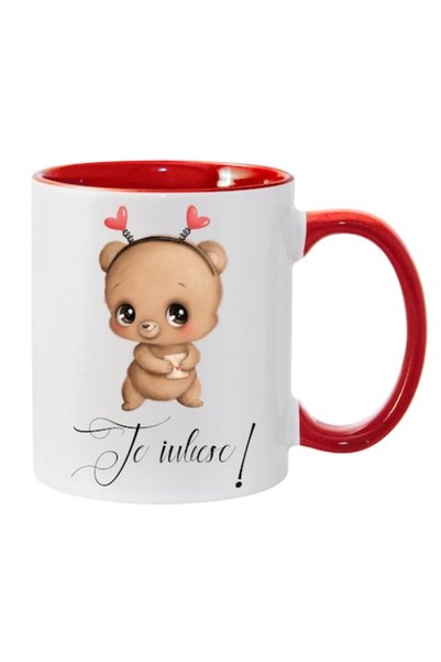 T&M Personalizare Cană personalizată „Te iubesc” v2, Dragobete/Ziua Îndrăgost...
