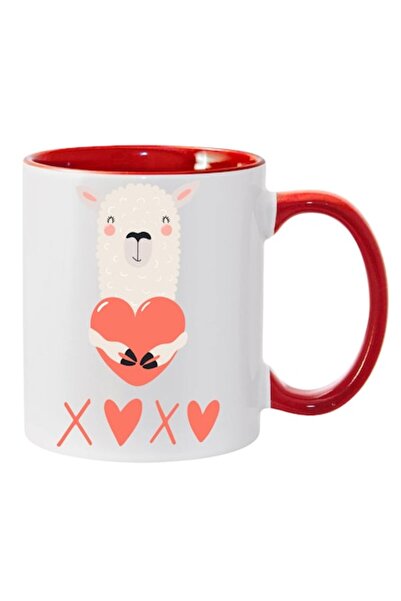 T&M Personalizare Cană personalizată „XOXO Lama” - Ziua Îndrăgostiților/Drago...