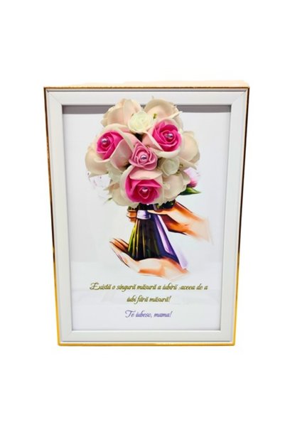 T&M Personalizare Tablou înrămat A4 (30x21 cm) - „Există o singură măsură a i...