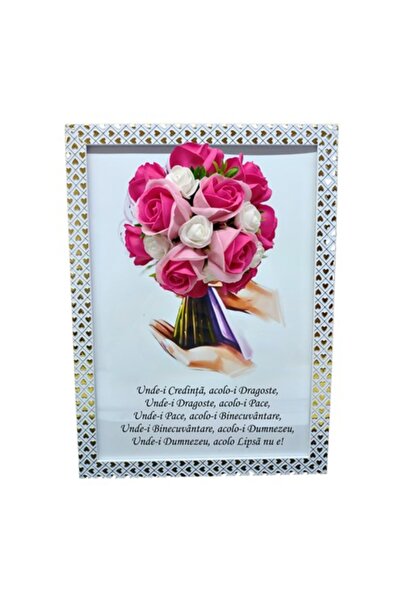 T&M Personalizare Tablou înrămat A4 (30x21 cm) - House Wealth v13 - decorat c...