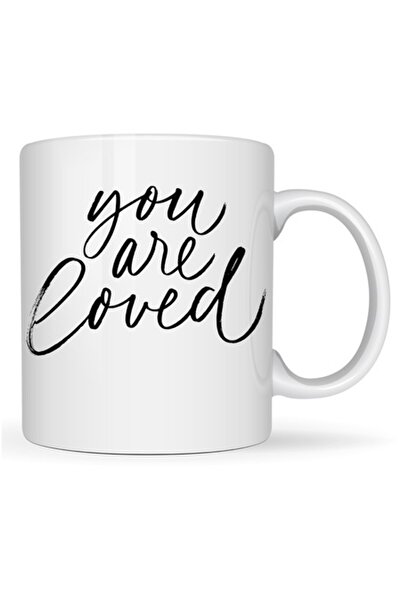 T&M Personalizare Cană personalizată „Ești iubit/ă” albă, 330 ml