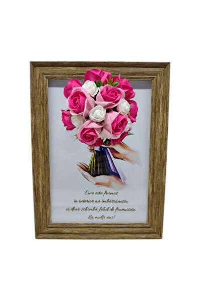 T&M Personalizare Tablou înrămat A4 (30x21 cm) - „Frumoasele din interior nu ...