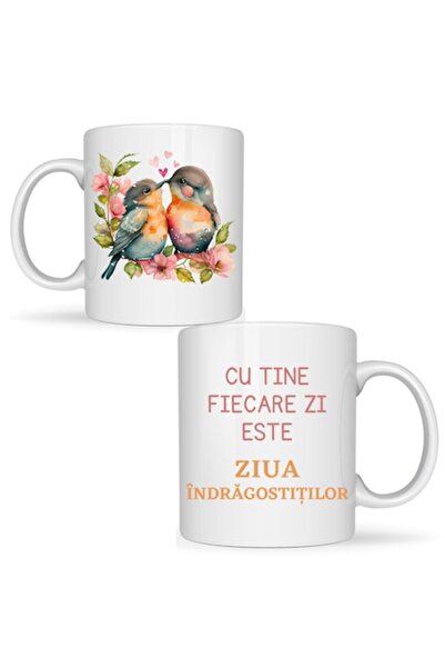 T&M Personalizare Cană personalizată „Cu tine în fiecare zi este Ziua Îndrăgo...