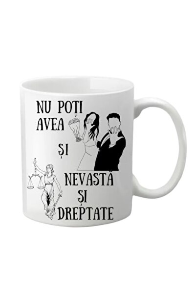 T&M Personalizare Cană personalizată - „Nu poți avea și soție și dreptate”, a...