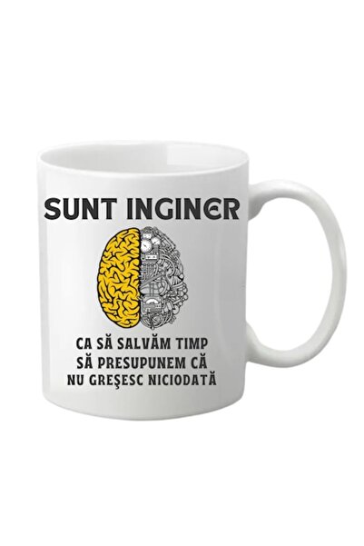 T&M Personalizare Cană personalizată - Sunt inginer, albă, 330 ml, v3