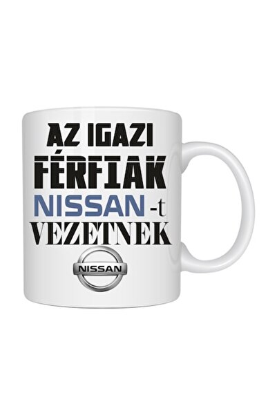 T&M Personalizare Cană personalizată „Bărbați adevărați conduc NISSAN”, mașin...