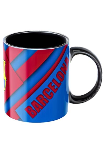 T&M Personalizare Cană club de fotbal Barcelona, ​​neagră, suporter (v1)